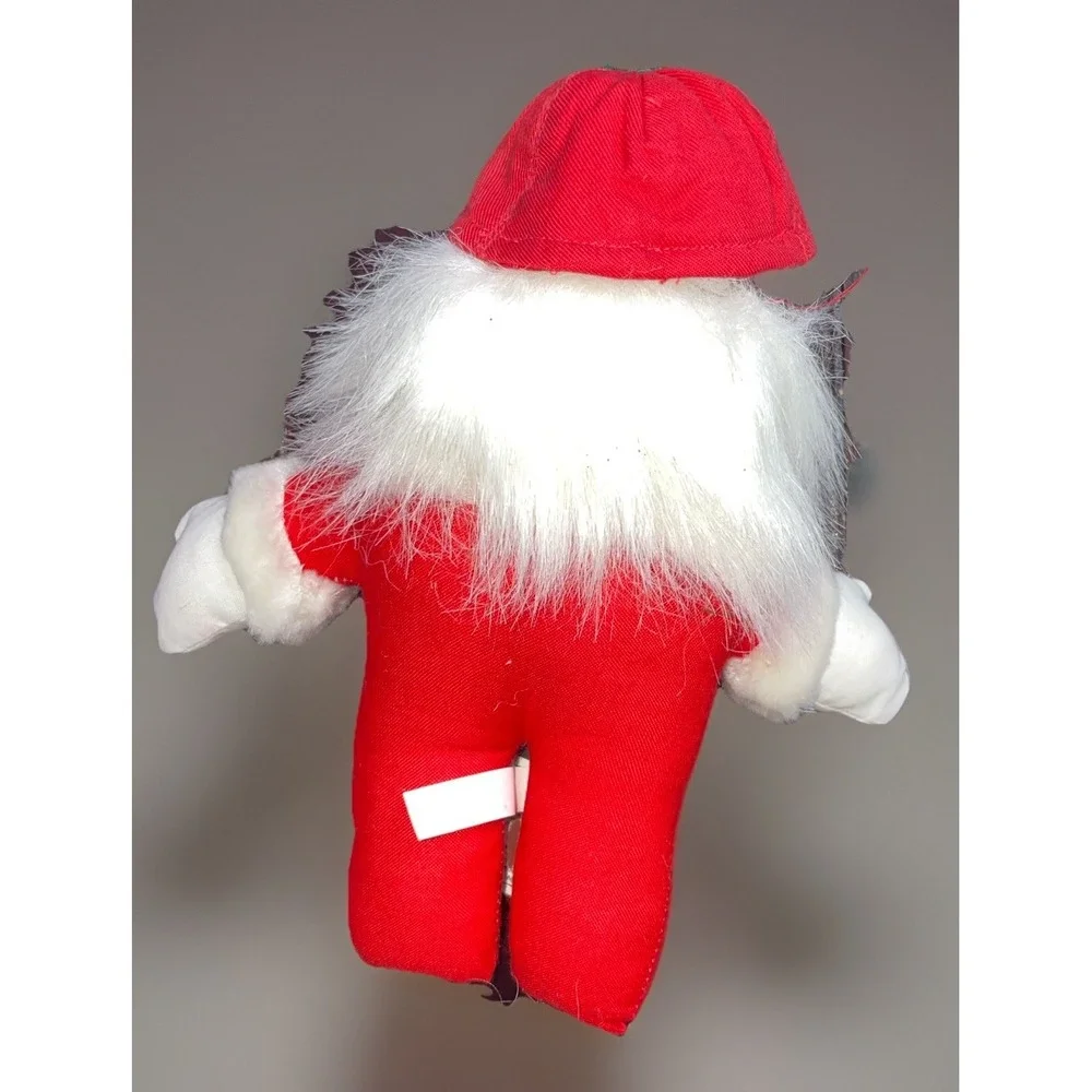 VTG Set of 3 Santa Claus 9 in x 7 1/2‎ in 1995 plush toy Joelson Industries
